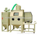 Abrasive blast cleaning equipment with turntable suitable for heavy